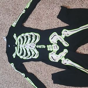 Old navy skeleton onesie